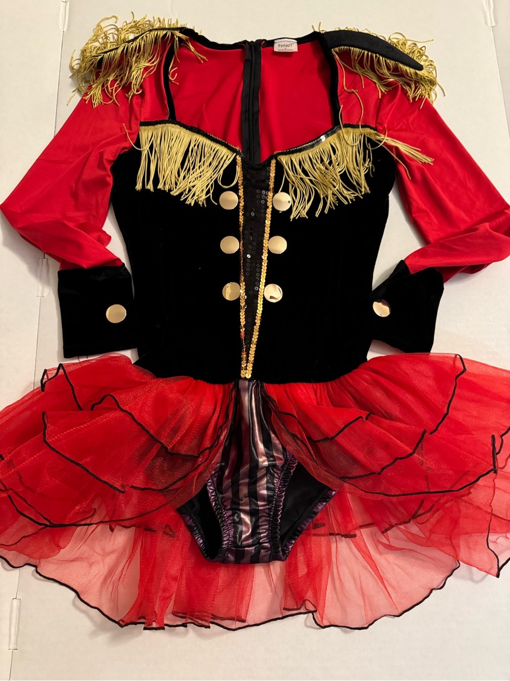 Spirit Red, Black & Gold Women’s Circus Ringmaster Costume